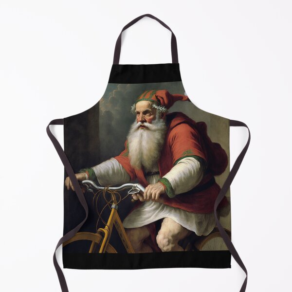 Item preview, Santa Claus Riding a Bike 11 designed and sold by CadenceArt.