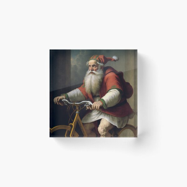 Item preview, Santa Claus Riding a Bike 11 designed and sold by CadenceArt.