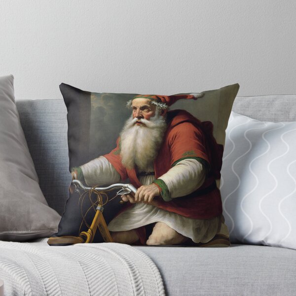 Item preview, Santa Claus Riding a Bike 11 designed and sold by CadenceArt.
