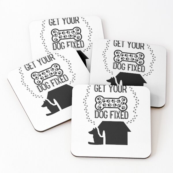 Item preview, Get Your Dog Fixed Sticker designed and sold by BestArtDZ.