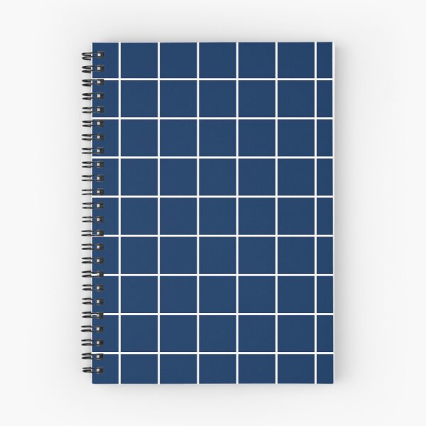 Item preview, grid, white and navy blue designed and sold by AK-minimalist.