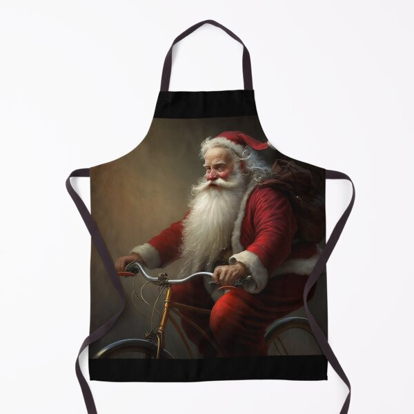 Item preview, Santa Claus Riding a Bike 12 designed and sold by CadenceArt.