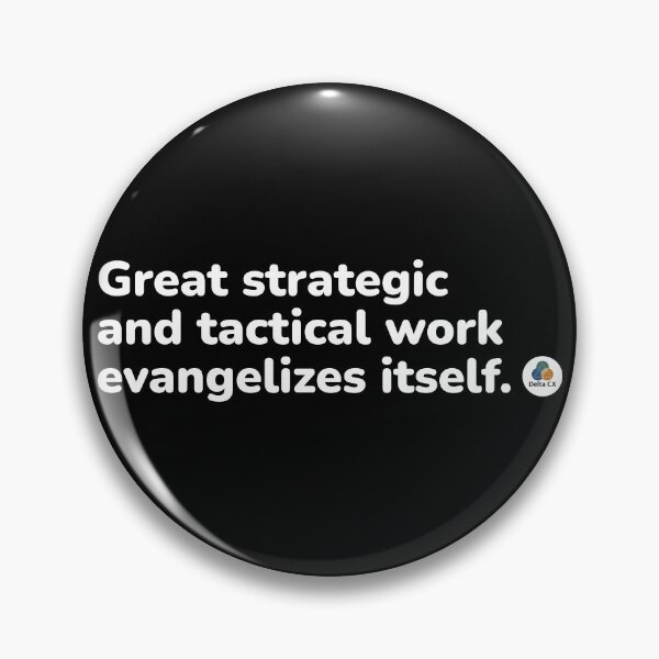 Item preview, Great work evangelizes itself - on dark colors designed and sold by Delta CX.
