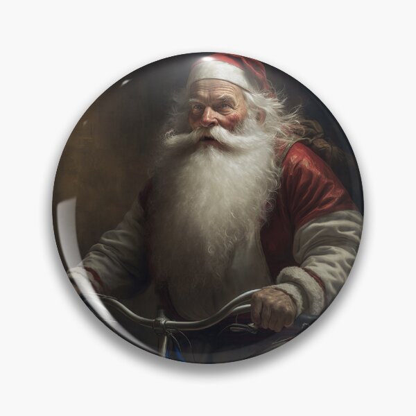 Item preview, Santa Claus Riding a Bike 13 designed and sold by CadenceArt.