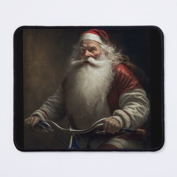 Item preview, Santa Claus Riding a Bike 13 designed and sold by CadenceArt.