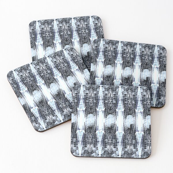 Item preview, Dragonfly wing pattern black and blue designed and sold by FlossOrFi.