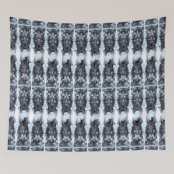 Item preview, Dragonfly wing pattern black and blue designed and sold by FlossOrFi.