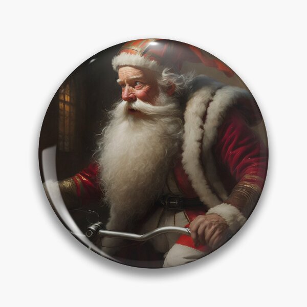 Item preview, Santa Claus Riding a Bike 14 designed and sold by CadenceArt.
