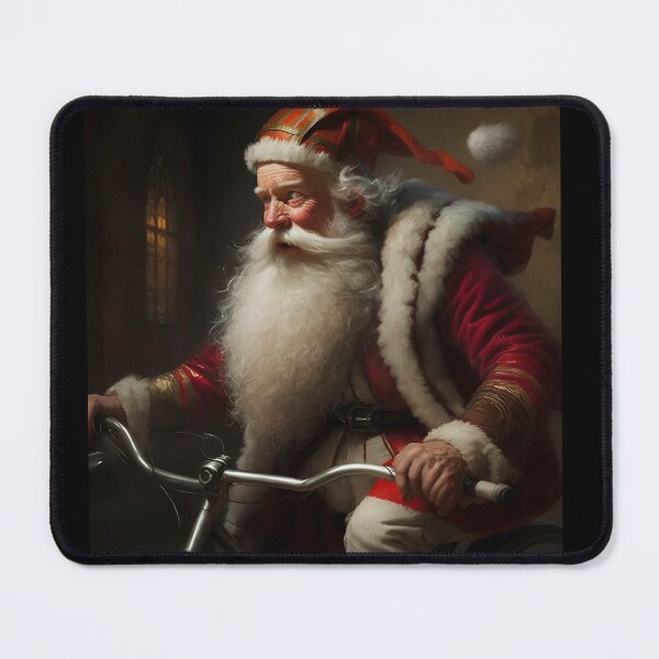 Item preview, Santa Claus Riding a Bike 14 designed and sold by CadenceArt.