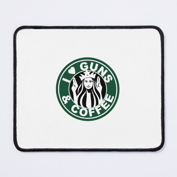 Item preview, i love guns and coffee designed and sold by hotifroti.