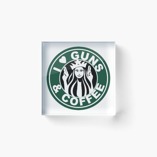 Item preview, i love guns and coffee designed and sold by hotifroti.