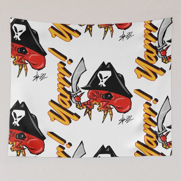 Item preview, Copy of Pirate octopus “yarrr!!”  designed and sold by Pittstop.