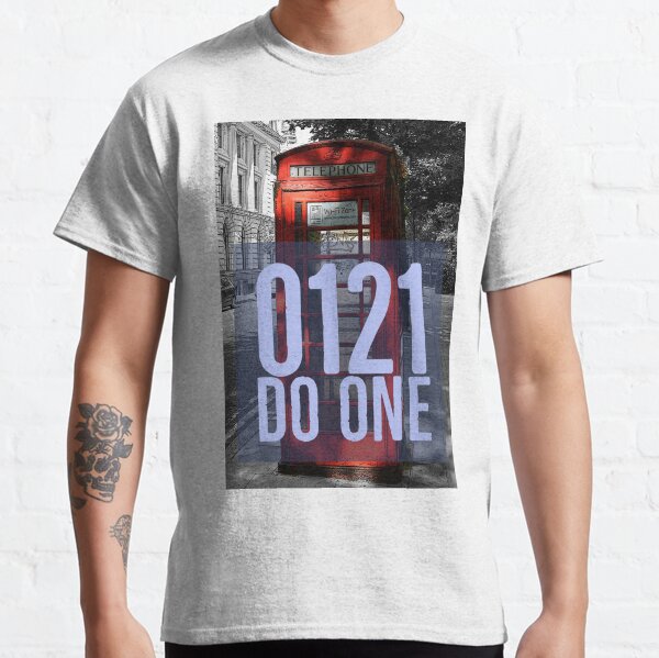 0121 Do One on Red Phone Box Classic T-Shirt