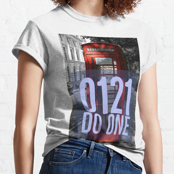 0121 Do One on Red Phone Box Classic T-Shirt