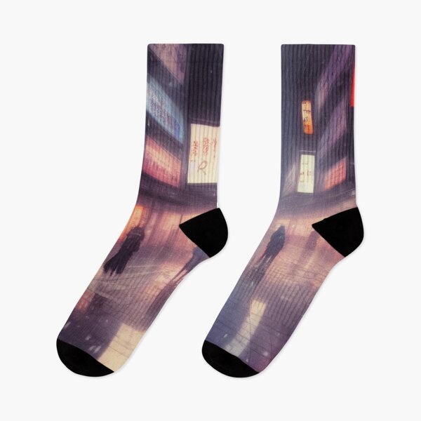 Item preview, Raining in Nagasaki Japan - Lofi Vibe designed and sold by DesignerKin.
