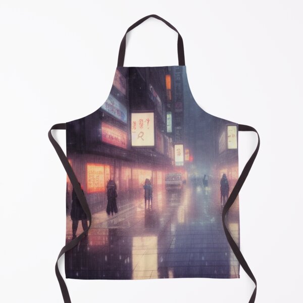 Item preview, Raining in Nagasaki Japan - Lofi Vibe designed and sold by DesignerKin.
