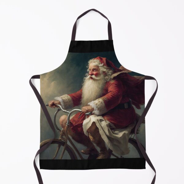 Item preview, Santa Claus Riding a Bike 15 designed and sold by CadenceArt.