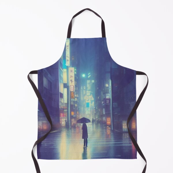 Item preview, Raining in Kobe Japan - Lofi Vibe designed and sold by DesignerKin.