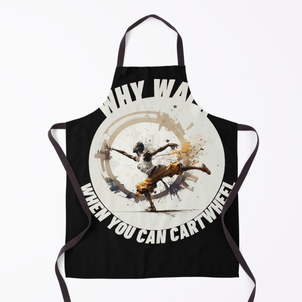 Item preview, Grey Why Walk When You Can Cartwheel designed and sold by TheCreativeFab.