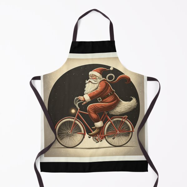 Item preview, Santa Claus Riding a Bike 17 designed and sold by CadenceArt.