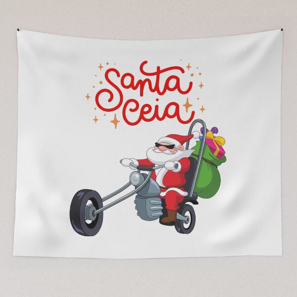 Item preview, Secret Cool Santa with Riding Bike designed and sold by Gamicnum.