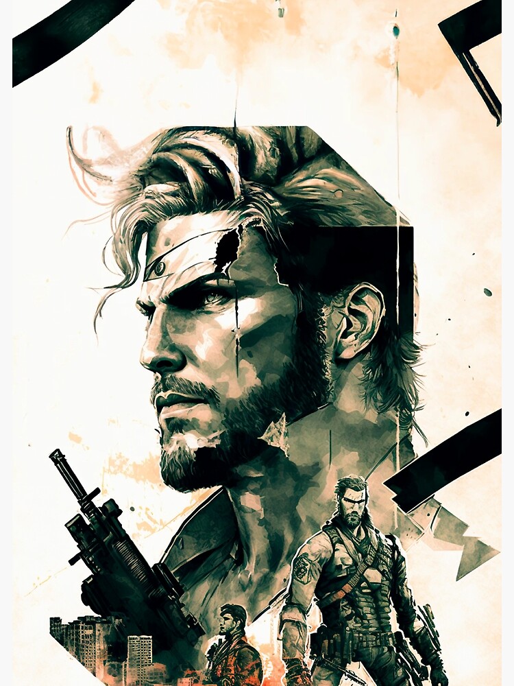 Metal Gear Solid 2 poster Art Board Print for Sale by PFCpatrickC