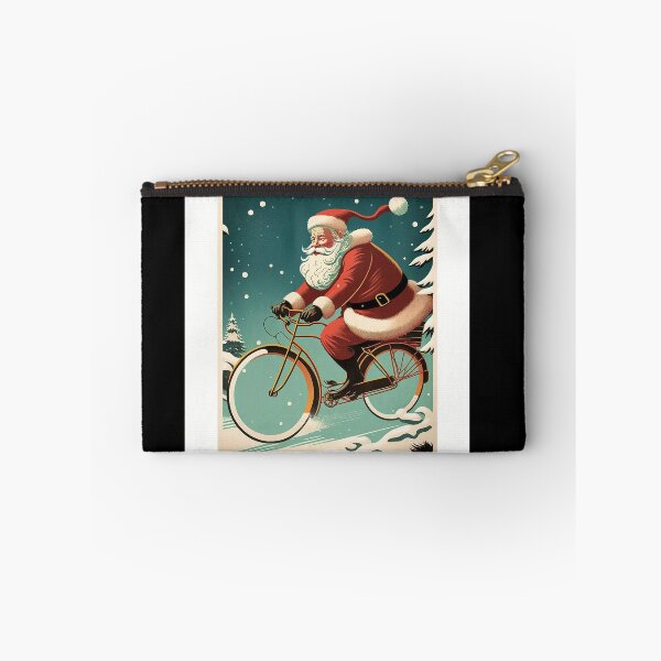 Item preview, Santa Claus Riding a Bike 18 designed and sold by CadenceArt.