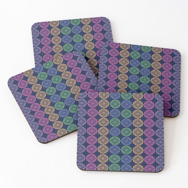 Item preview, Multicolored Neon Art Deco Style Pattern designed and sold by Anna Lemos.