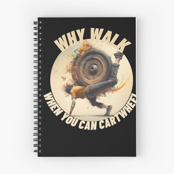 Item preview, Cream Why Walk When You Can Cartwheel designed and sold by TheCreativeFab.
