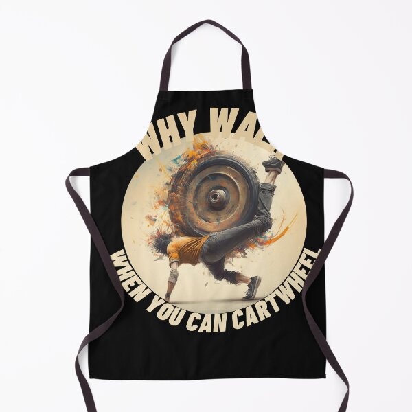 Item preview, Cream Why Walk When You Can Cartwheel designed and sold by TheCreativeFab.