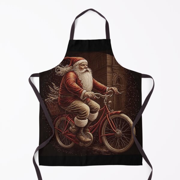 Item preview, Santa Claus Riding a Bike 19 designed and sold by CadenceArt.