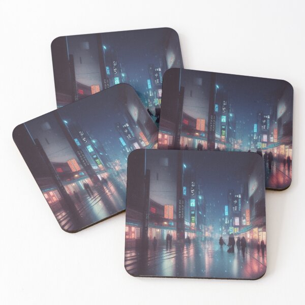 Item preview, Raining in Sendai Japan - Lofi Vibe designed and sold by DesignerKin.