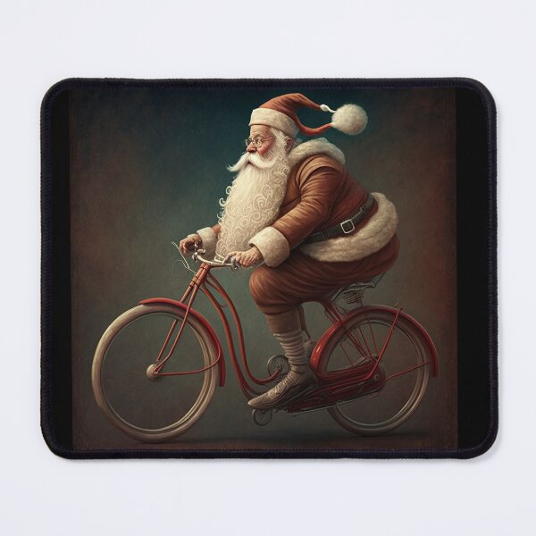 Item preview, Santa Claus Riding a Bike 20 designed and sold by CadenceArt.
