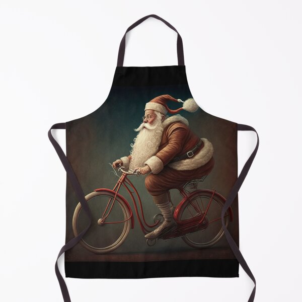 Item preview, Santa Claus Riding a Bike 20 designed and sold by CadenceArt.