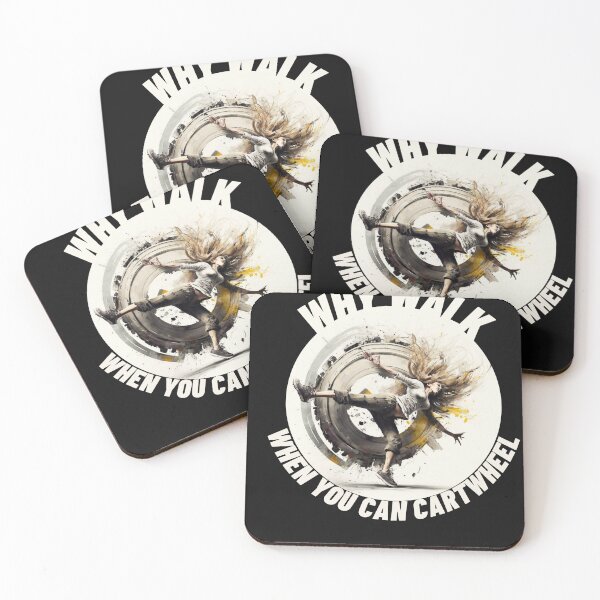 Item preview, Women Why Walk When You Can Cartwheel designed and sold by TheCreativeFab.