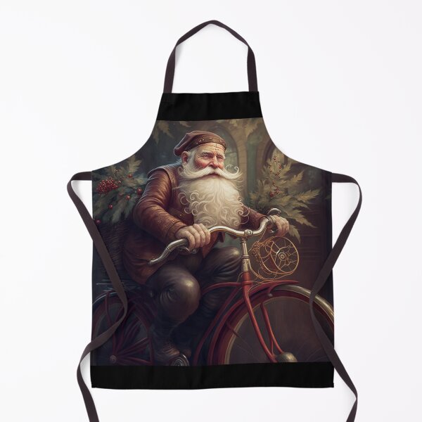 Item preview, Santa Claus Riding a Bike 21 designed and sold by CadenceArt.