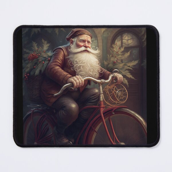 Item preview, Santa Claus Riding a Bike 21 designed and sold by CadenceArt.