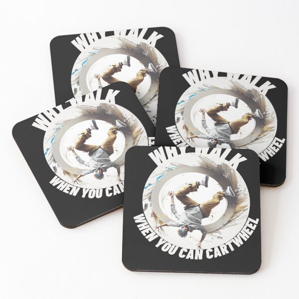 Item preview, Men Why Walk When You Can Cartwheel designed and sold by TheCreativeFab.