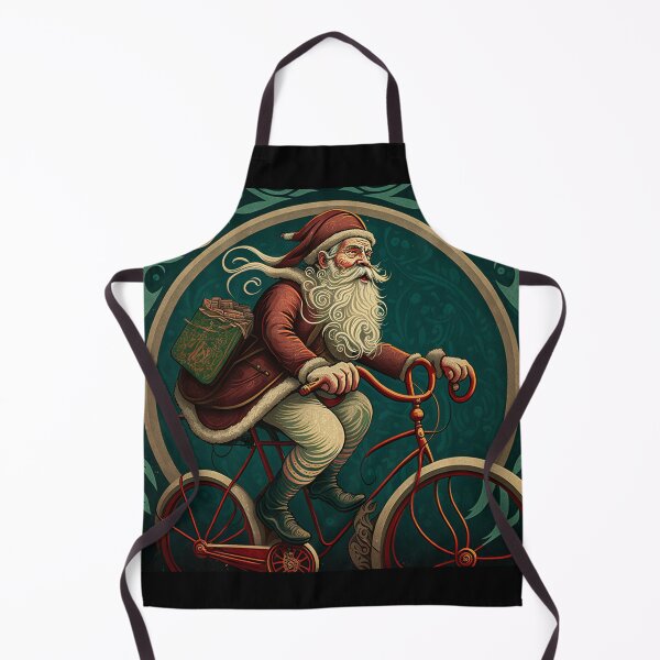 Item preview, Santa Claus Riding a Bike 22 designed and sold by CadenceArt.