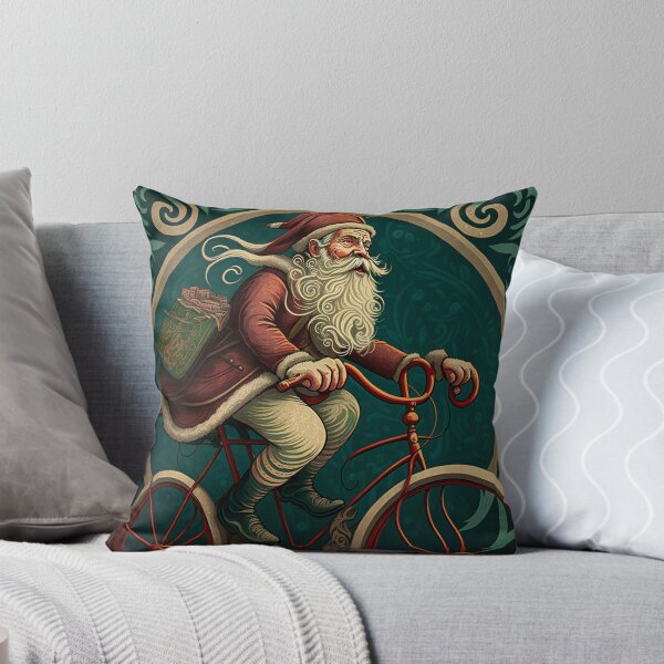 Item preview, Santa Claus Riding a Bike 22 designed and sold by CadenceArt.