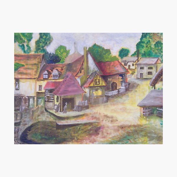 Peaceful village Photographic Print