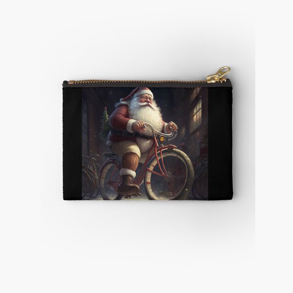 Item preview, Santa Claus Riding a Bike 23 designed and sold by CadenceArt.