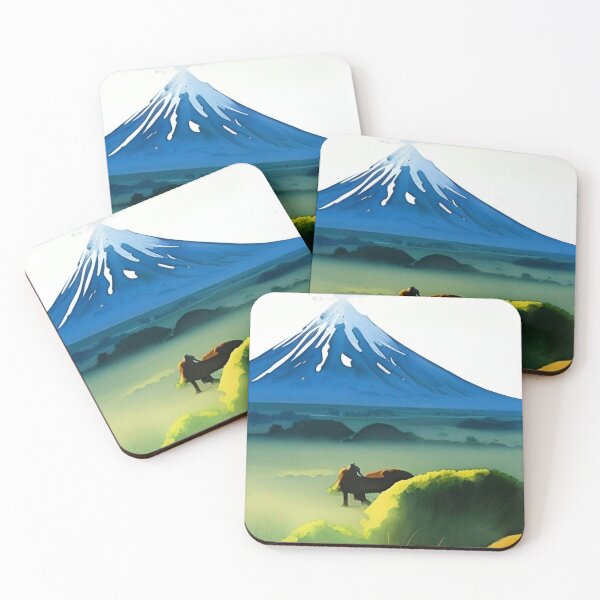 Item preview, Mount Taranaki Watercolor Painting designed and sold by Places On Earth.