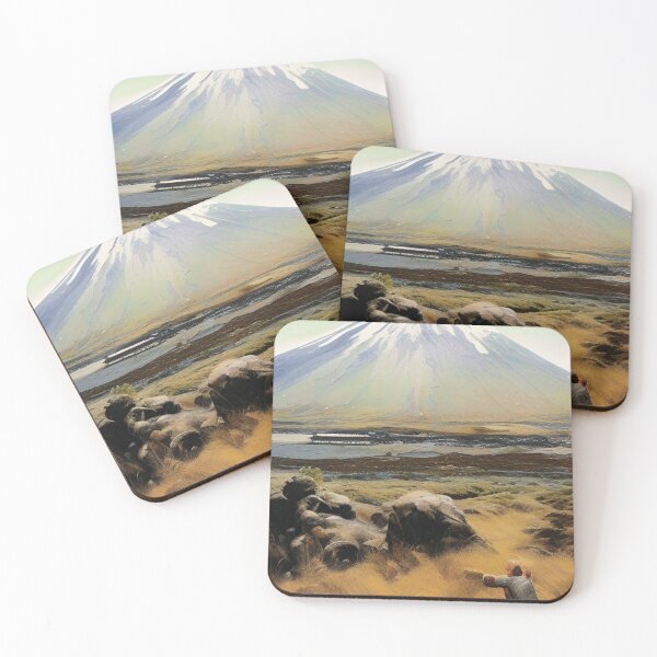 Item preview, Mount Taranaki Painting designed and sold by Places On Earth.