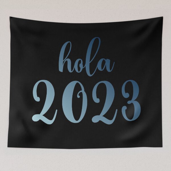 Item preview, Hola 2023 año - spanish greetings - Hello 2023 Welcome 2023 designed and sold by ALLURE-minimal.