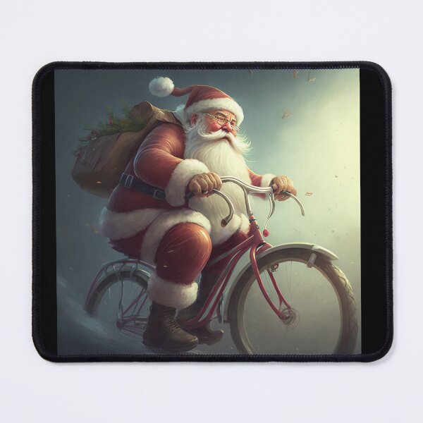 Item preview, Santa Claus Riding a Bike 24 designed and sold by CadenceArt.