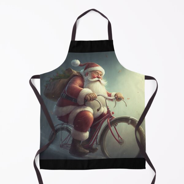Item preview, Santa Claus Riding a Bike 24 designed and sold by CadenceArt.
