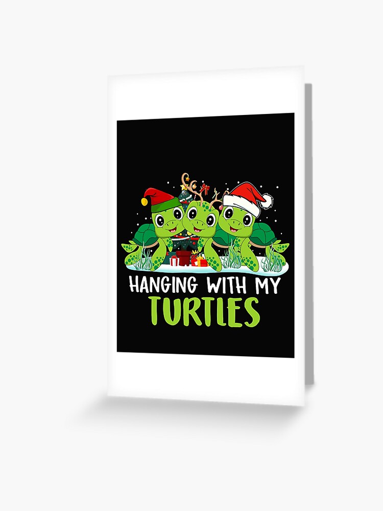 Christmas Turtle T-Shirt, Dear Santa Just Bring Turtles Santa Hat Star Gift for Turtle lovers, Turtle Owners