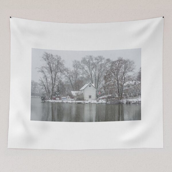Item preview, Lake Weamaconk Snow Scene designed and sold by AndyKazie.