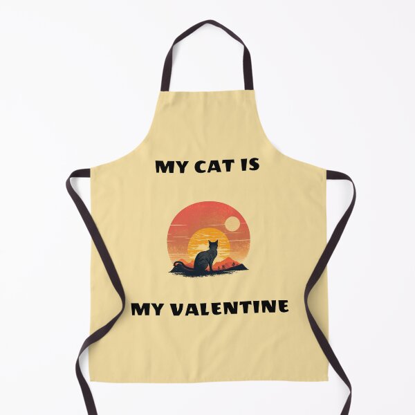 Aperçu de l'œuvre Mon chat est mon valentin créée et vendue par The-Artful-Eye.